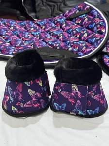 BRAND ZONE Ensemble de tapis de selle personnalisés à motif papillon par sublimation, assortis, équipement équestre, fournisseur grossiste d'équipements pour chevaux, usine - Product Image 6