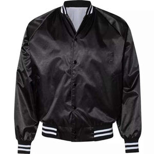 Nouvelle arrivée Veste universitaire personnalisée de qualité supérieure avec manches en satin rouge pour homme Veste de haute qualité Couleur Homme Veste universitaire - Product Image 3