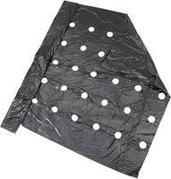 Film de paillis plastique bicolore (noir-argent, noir-blanc) prix agricole Film de paillis plastique noir agricole