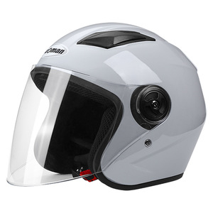Assurance qualité adulte rouge équitation <span class=keywords><strong>casque</strong></span> de vélo électrique HD Shot mode moto visage couverture pare-soleil vent pluie résistant pour - Product Image 5