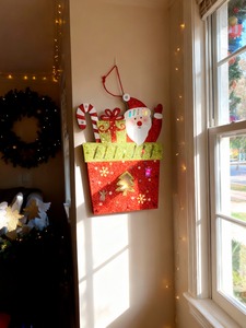 Decorazione Natalizia Personalizzabile Babbo Natale con 20 Luci LED Ornamento Artigianale in Acrilico per Uso Esterno Regalo per le Festività - Product Image 5