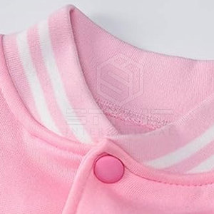 เสื้อแจ็คเก็ตผ้าซาตินสำหรับผู้หญิงเสื้อครอป - Product Image 5