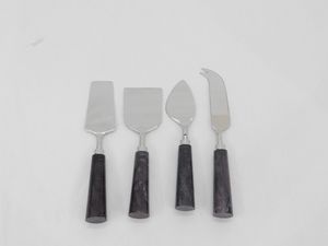 Ensemble de couteaux à fromage en acier inoxydable finition miroir de qualité supérieure avec manche aspect marbre aux prix les plus bas - Product Image 2