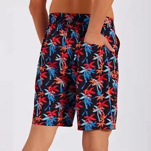 Pantalones cortos transpirables personalizados para hombre, de secado rápido, para gimnasio, correr, cuatro vías, de lona elástica, multibolsillo, patrón sólido, ropa para correr, servicio OEM - Product Image 4