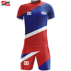 Customized Soccer Uniform Set Sublimation Football Jersey Custom Design Embroidery Team Logo Economical Training Kit Club Use - Product Image 3