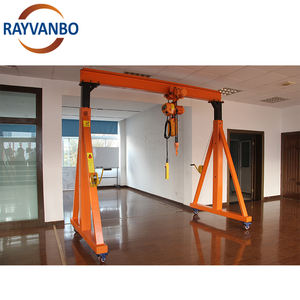 250kg 500kg 1 Ton 2 Ton 3 Ton 5 Ton piccola gru a cavalletto portatile leggera senza cingoli con telaio con paranco - Product Image 3