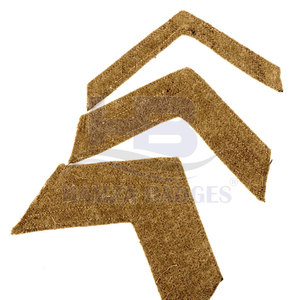HAMZA BADGES Customizable Size Embroidered <b>Security</b> Shoulder Chevrons Safety-Pin Attached Uniform Personal Defense <b>Equipment</b> - Product Image 4
