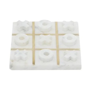 Mármol Tic Tac toe regalo perfecto para cumpleaños Tic Tac Toe juego de Interior para niños y familia precio al por mayor nuevos juegos de mesa - Product Image 6