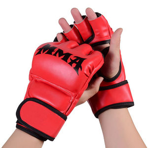 Gants de MMA de style nouveau, demi-doigts, respirants, faible coût, services OEM, qualité supérieure, durables, pour l'entraînement, unisexe, vêtements décontractés, gants de MMA pour hommes - Product Image 1