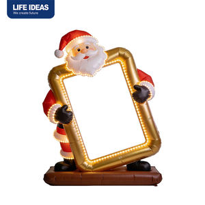 Décoration de porte gonflable de Noël Playmax, nouvelle arrivée, pour l'extérieur, 6-8 pieds, imperméable, pour les fêtes ou la décoration de pelouse de jardin - Product Image 3