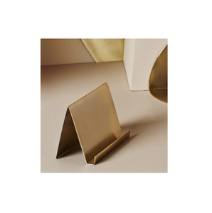 Boîte à bijoux de vitrine en laiton vintage de pièce maîtresse de conception de porte-cartes en laiton de mariage avec produit en vente - Product Image 1