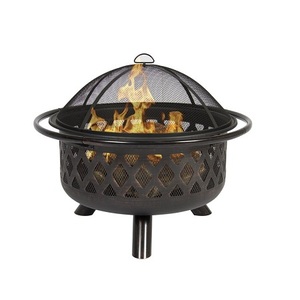 Nouvelle conception forme ronde foyer à la main en fer foyer à bois avec support à un prix abordable - Product Image 4