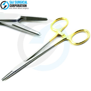 Instrumentos Médicos Más Vendidos, Portaagujas Manuales de Acero Inoxidable, Duraderos, Reutilizables, Bajo MOQ, Precio Económico, en Stock - Product Image 1