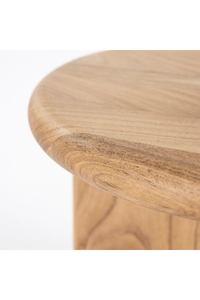 Table d'appoint de salon de style nordique moderne en bois massif, meuble d'appoint, table d'appoint, artisanat indien - Product Image 6