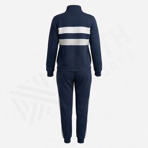 Ensemble de survêtement décontracté vintage à capuche pour femme, couleur unie, avec logo personnalisé, respirant, durable, pour fitness, course à pied et gym - Product Image 2