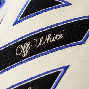 Ventes en gros OEM, manches en cuir respirantes en tricot d'hiver de haute qualité, logo brodé en chenille personnalisé, patchs brodés - Product Image 5