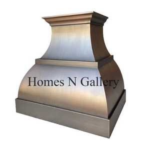 Hotte de cuisine en acier inoxydable à design personnalisé, plusieurs finitions, pour montage mural, hotte aspirante, hotte cheminée - Product Image 3