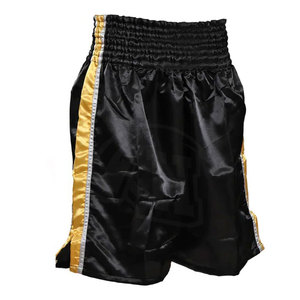 2025 Shorts de boxe taille élastique pour hommes 100% coton motif solide taille moyenne impression numérique pour l'entraînement et la compétition - Product Image 2