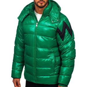 Offre Spéciale Nouveau Design Sweat à Capuche Bulle Personnalisé Hiver Garder au Chaud Veste Rembourrée Unie Hommes Doudoune - Product Image 4