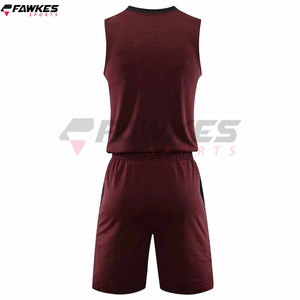 Vêtements de sport Produit de qualité supérieure Uniformes design sans manches à col rond Ensemble d'uniformes de basket-ball - Product Image 6