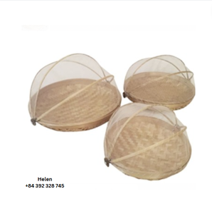 Cesta plana de bambú con muestra gratis, cesta tejida hecha a mano natural 100%, tamaño personalizado, venta al por mayor, precio barato, cesta plana de Bambú - Product Image 2