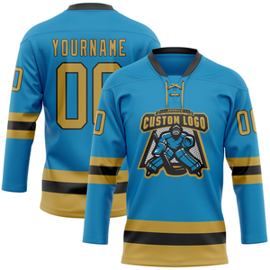 Maillot de hockey sur glace personnalisé, sublimation, polyester respirant, séchage rapide, durable, ensembles d'uniformes d'équipe unisexes 2025 - Product Image 1
