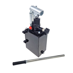Conjunto de bomba manual hidráulica de 12cC de efecto simple Flowfit, con tanque de 1 litro, válvula de alivio y palanca - Product Image 2