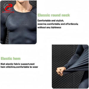 Conjunto Deportivo de Compresión para Gimnasio y Fitness para Hombre, de Secado Rápido, Transpirable y sin Costuras, Ropa de Yoga para Deportes - Product Image 4