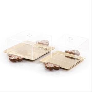 Argenterie en métal Plateau à chocolat Design marbveleux Forme personnalisée Métal Miroir Poli Plateau pour aliments - Product Image 6