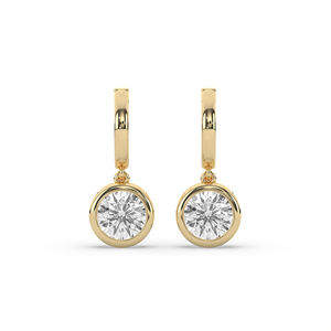Pendientes de Diamantes Redondos de Laboratorio de 2.70Ct, Oro de 10K, Fabricante, Ligeros, Estética Única, Joyería Fina, Suministro al por Mayor - Product Image 1