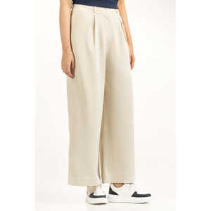 Pantalones de Pierna Ancha de Cintura Alta, Corte Regular, Estilo Casual WM-TRC-WS25-303, Tela Crepé Antiarrugas - Product Image 4