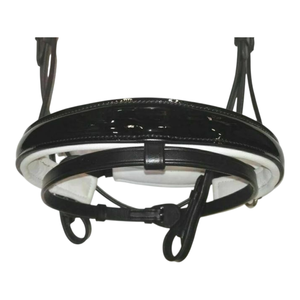 Brida de Cuero para Caballo con Diadema Anatómica Elegante, Acolchado Suave de Alta Calidad, Diadema con Cristales Negros, Patentada - Product Image 2