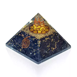 Pirámide de orgonita de turmalina negra de la mejor calidad al por mayor, piedra preciosa de ágata de cristal Natural, pirámide de orgona energética, Feng Shui curativo - Product Image 4
