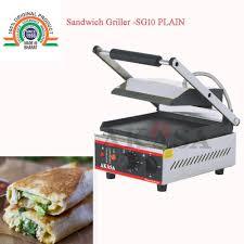 Sandwich Griller Aluminium Plain Plates SG 10 AL-P Commercial Premium Quality Professional Direct From Manufacturer Wholesale - Product Image 3