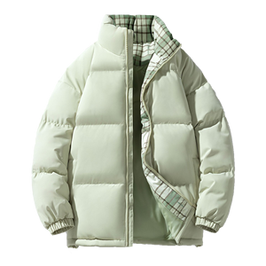 Chaqueta Acolchada para Hombre con Cremallera, Resistente al Viento, 100% Poliéster, con Logotipo Personalizado Azul OEM - Product Image 3