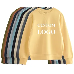Sweat-shirt en molleton à demi-zip en coton pour homme, design brodé, couleur et taille personnalisées, écologique, respirant, vêtements d'automne - Product Image 1