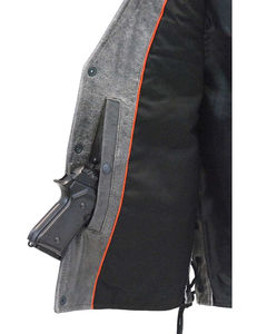 Gilet de chasse en cuir coupe-vent de haute qualité, tendance et élégant, respirant, grandes tailles, vente en gros, prix bas, OEM personnalisé - Product Image 5