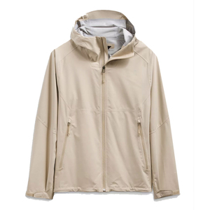 Veste coupe-vent personnalisée 2025 confortable pour hommes couleur unie avec col à capuche prix - Product Image 1