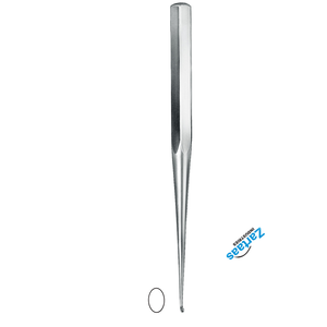 Cureta de hueso Bruns de acero inoxidable de alta calidad, ovalada sólida No. 0023 cm, fabricante y exportador de instrumentos quirúrgicos - Product Image 3