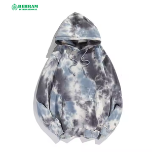 2025 Ultimate nouveau design sweat sweat à capuche en polaire lourde cravate lourde teinture lavé 100% coton 380gsm sweat à capuche pour hommes en éponge française - Product Image 2