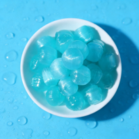 Bonbons durs à la menthe poivrée, rafraîchissants, bleus, en gros, pour la restauration et les réceptions