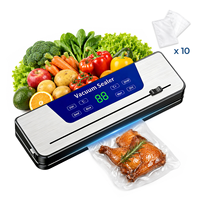 65kPa 120W 30cm 4L/min 8 Modes ecran tactile scellage multi-sacs menage machine sous vide soudeuse emballage alimentaire