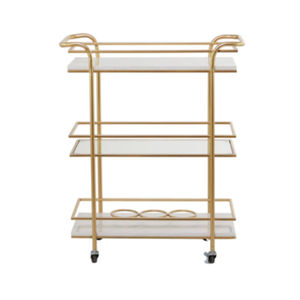 Tables basses pour la maison et l'hôtel, best-sellers, plaquées or, de qualité supérieure, en métal, avec plateau en verre, design unique et élégant. - Product Image 2