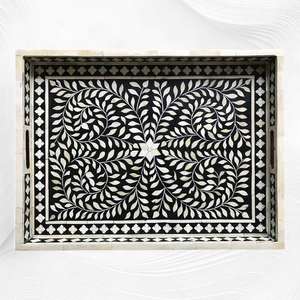 Plateau en nacre, design unique, produit antique, plateau de service pour la nourriture et les dîners, plateau en nacre, best-seller - Product Image 4