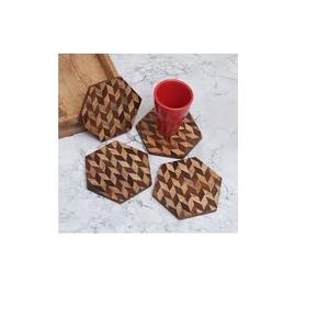 ที่รองแก้วสไตล์คลาสสิก สำหรับใช้ในบ้านและโรงอาหาร ขายดี คุณภาพยั่งยืน ใช้สำหรับวางบนโต๊ะอาหาร ตกแต่งโต๊ะ ที่รองแก้วชา - Product Image 1