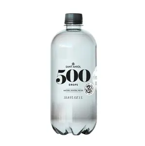 Оптовая продажа 500 капель вулканической природной минеральной воды 1Л 100% переработанная пластиковая бутылка дешевая цена