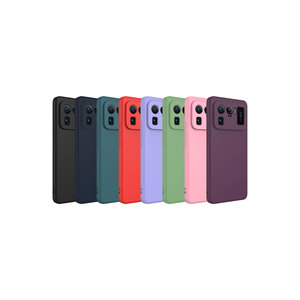 Funda de Silicona Premium NXXA Mara Lansman para Xiaomi Mi 11 Ultra, Funda Protectora Trasera de Goma Negra, Protección para Teléfono Móvil 9A - Product Image 3