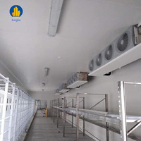 Puerta con bisagra de PU, almacenamiento en frío, congelador de sala fría con Daikin Copeland Frascold Sanyo, marcas de compresores, sala de refrigeración