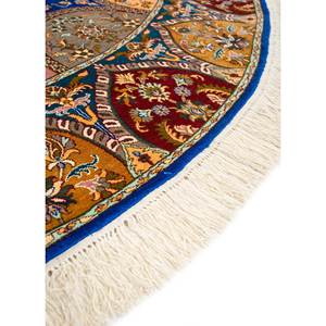 Tapis en soie noués à la main Gulmarg, motifs bleus en patchwork et abstraits pour la maison, le couloir, le salon, tapis de chambre SKPS-206 - Product Image 4