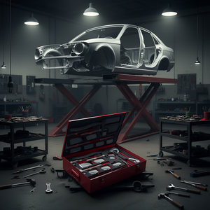 Usag 16-Piece Car Body Repair <b>Tool</b> <b>Set</b> for Auto Bodywork and Maintenance - Product Image 3